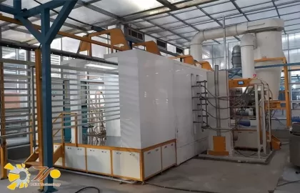 Dây chuyền sơn tĩnh điện – Cấu tạo, nguyên lý và giải pháp xử lý khí thải hiệu quả trong ngành cơ khí chế tạo